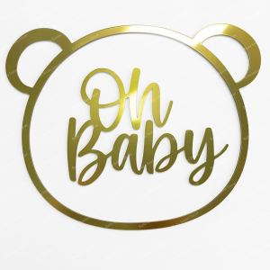 Kit oh baby para mini painel redondo